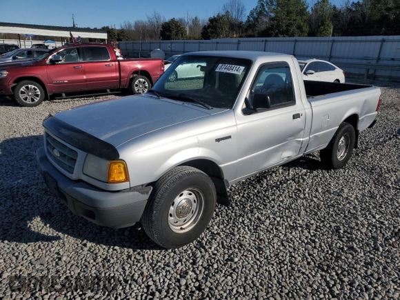 2002 Ford Ranger XL with VIN 1FTYR10U22PB67455, listed as a Copart auction lot 87448414 with 289,428 mi miles and Salvage Title. Bid and sale history available at carsss.com. Image 1.