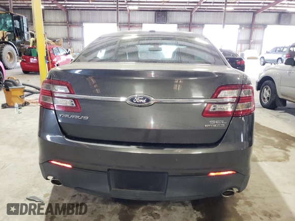 2017 Ford Taurus SEL with VIN 1FAHP2E82HG124014, listed as a Copart auction lot 47630015 with 136,099 mi miles and Salvage Title. Bid and sale history available at DreamBid. Image 6.