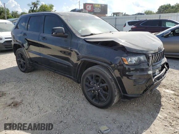 2018 Jeep Grand Cherokee Altitude with VIN 1C4RJFAG1JC121025, listed as a Copart auction lot 62953165 with 80,470 mi miles and Salvage title. Bid and sale history available at DreamBid. Image 4.
