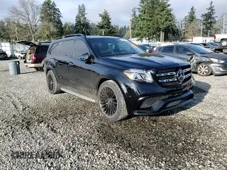 2017 Mercedes-Benz GLS with VIN 4JGDF7FE0HA755288, listed as a Copart auction lot 87901615 with 60,886 mi miles and Clean Title. Bid and sale history available at carsss.com. Image 10.