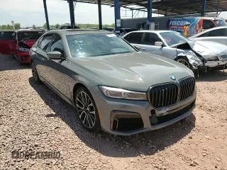 2022 BMW 7 Series 740i with VIN WBA7T2C01NCG99089, listed as a Copart auction lot 58748775 with 40,533 mi miles and Salvage title. Bid and sale history available at DreamBid. Image 13.