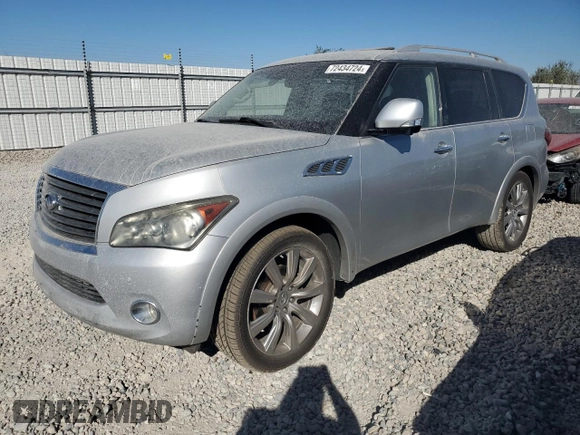 2013 Infiniti QX56 with VIN JN8AZ2NE7D9042908, listed as a Copart auction lot 72434724 with 145,480 mi miles and Clean Title. Bid and sale history available at carsss.com. Image 1.
