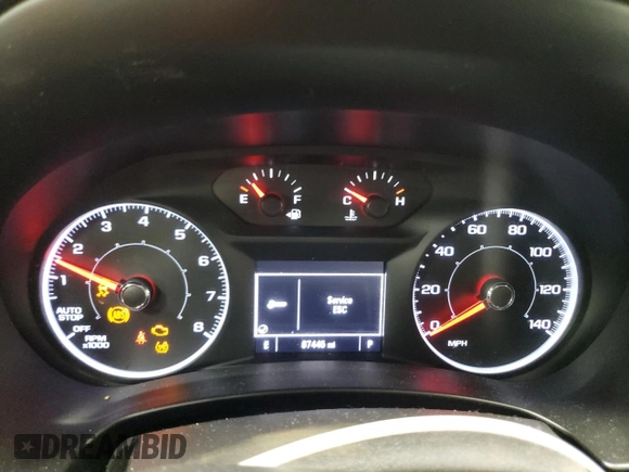 2018 GMC Terrain SLE with VIN 3GKALMEX9JL132790, listed as a Copart auction lot 48725925 with 67,445 mi miles and Salvage Title. Bid and sale history available at carsss.com. Image 9.