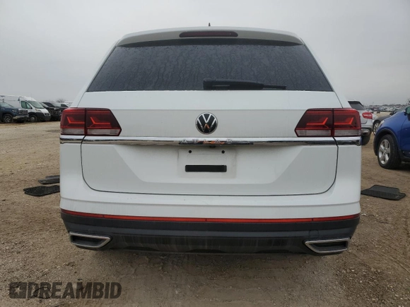 2021 Volkswagen Atlas S with VIN 1V2AP2CA9MC502220, listed as a Copart auction lot 45346035 with 65,428 mi miles and Clean title. Bid and sale history available at DreamBid. Image 6.