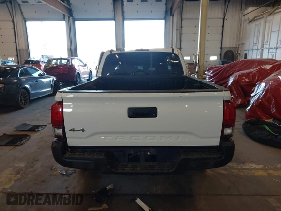 2022 Toyota Tacoma SR with VIN 3TYSX5EN5NT011641, listed as a IAAI auction lot 41690101 with 17,491 mi miles and . Bid and sale history available at DreamBid. Image 16.
