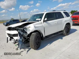 2024 Toyota 4Runner SR5 with VIN JTEEU5JR8R5313183, listed as a Copart auction lot 62386195 with 12,283 mi miles and Salvage title. Bid and sale history available at DreamBid. Image 1.