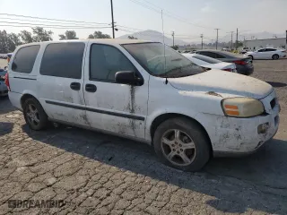 2007 Chevrolet Uplander LS Fleet with VIN 1GNDV23107D196549, listed as a Copart auction lot 62725274 with 190,523 mi miles and Clean Title. Bid and sale history available at carsss.com. Image 4.