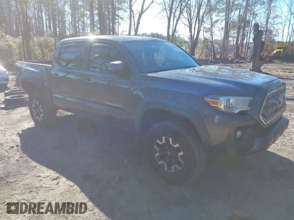 2016 Toyota Tacoma SR with VIN 5TFCZ5AN5GX045267, listed as a IAAI auction lot 41151555 with 162,882 mi miles. Bid and sale history available at carsss.com. Image 1.