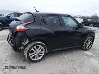 2015 Nissan Juke S with VIN JN8AF5MV9FT559032, listed as a Copart auction lot 41798855 with 85,026 mi miles and Salvage Title. Bid and sale history available at carsss.com. Image 3.