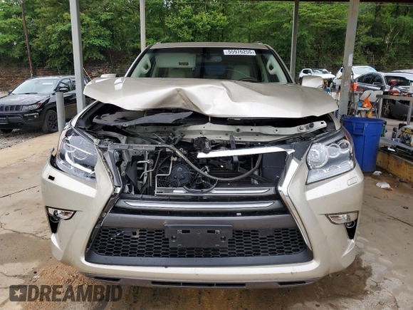 2016 Lexus GX 460 z VIN JTJBM7FX4G5134014, wystawiony jako Copart lot #55976255 z przebiegiem 127 691 mil mil oraz Szkoda całkowita • Salvage title. Historia ofert i sprzedaży dostępna na DreamBid. Obrazek 5.