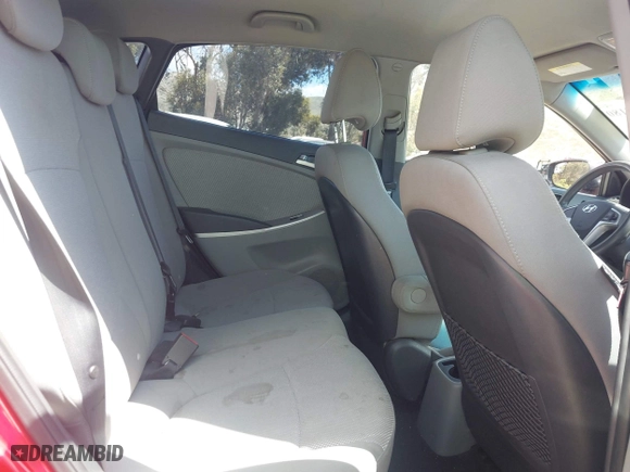 2014 Hyundai Accent GS with VIN KMHCT5AE9EU174866, listed as a IAAI auction lot 41948180 with 117,985 mi miles. Bid and sale history available at carsss.com. Image 8.