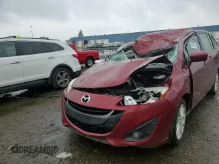 2012 Mazda 5 Touring with VIN JM1CW2CL1C0139300, listed as a Copart auction lot 59616525 with Not provided miles and Salvage title. Bid and sale history available at DreamBid. Image 13.