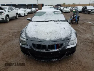 2007 BMW 6 Series M6 with VIN WBSEK93517CY78050, listed as a Copart auction lot 77891944 with 83,403 mi miles and Salvage Title. Bid and sale history available at carsss.com. Image 5.