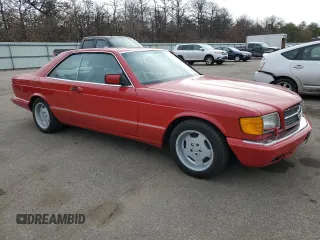 1987 Mercedes-Benz 560 with VIN WDBCA45D6HA348824, listed as a Copart auction lot 49355285 with 281,540 mi miles and Clean Title. Bid and sale history available at DreamBid. Image 4.