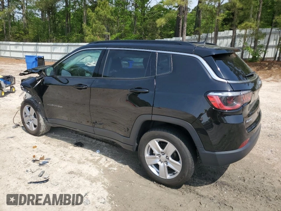 2022 Jeep Compass Latitude с VIN 3C4NJDBB7NT231769, выставлен на аукционе Copart как лот 55791685 с пробегом 57 942 миль миль и Списание • Salvage title. История ставок и продаж доступна на DreamBid. Изображение 2.