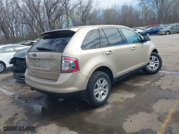 2007 Ford Edge SEL with VIN 2FMDK38C07BA53913, listed as a IAAI auction lot 41874746 with 166,861 mi miles. Bid and sale history available at carsss.com. Image 4.