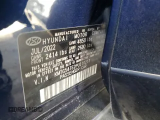 2023 Genesis G70 3.3T with VIN KMTG54TE2PU110213, listed as a Copart auction lot 43505025 with 13,039 mi miles and Salvage Title. Bid and sale history available at DreamBid. Image 12.