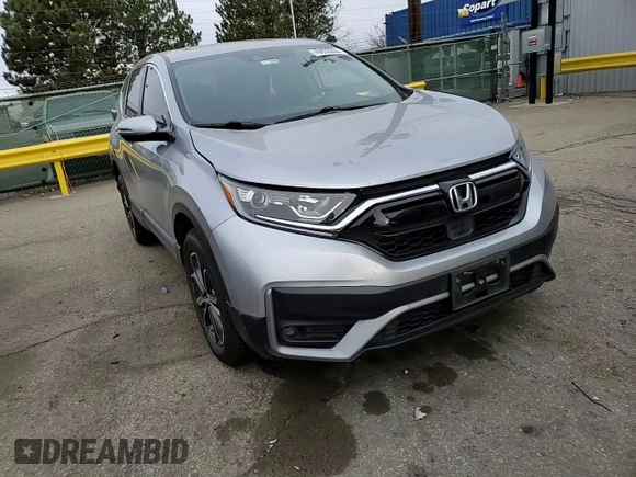 2020 Honda CR-V EX with VIN 7FARW2H59LE016354, listed as a Copart auction lot 49853205 with 53,100 mi miles and Salvage Title. Bid and sale history available at carsss.com. Image 12.