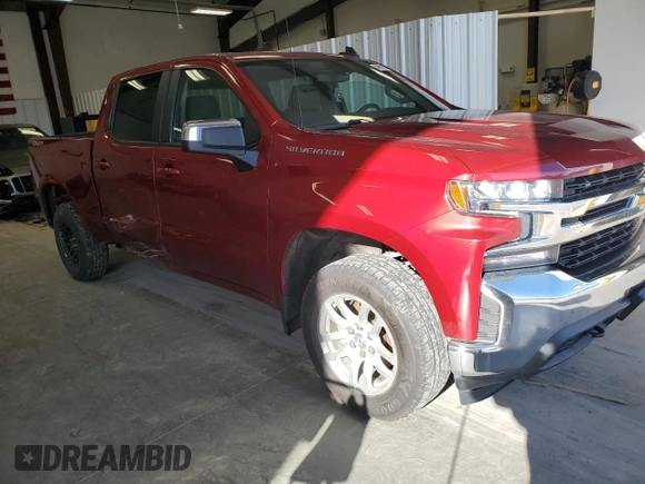 2021 Chevrolet Silverado 1500 LT with VIN 1GCUYDED2MZ364841, listed as a Copart auction lot 49682855 with 110,165 mi miles and Salvage Title. Bid and sale history available at DreamBid. Image 4.