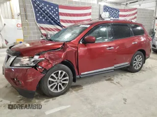 2014 Nissan Pathfinder Platinum with VIN 5N1AR2MM5EC621187, listed as a Copart auction lot 53476935 with 226,353 mi miles and Salvage Title. Bid and sale history available at carsss.com. Image 1.