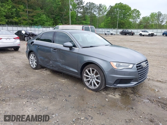 2015 Audi A3 Premium Plus z VIN WAUCCGFF6F1135248, wystawiony jako IAAI lot #42077767 z przebiegiem 75 806 mil mil oraz . Historia ofert i sprzedaży dostępna na DreamBid. Obrazek 1.