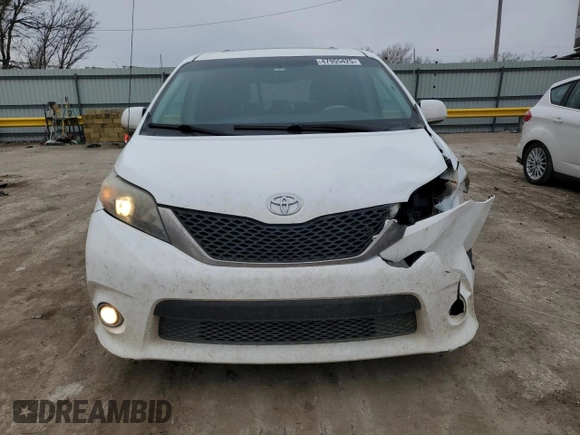 2012 Toyota Sienna SE with VIN 5TDXK3DC5CS187882, listed as a Copart auction lot 47955425 with 289,654 mi miles and Salvage Title. Bid and sale history available at carsss.com. Image 5.