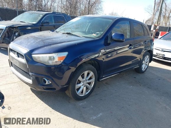2012 Mitsubishi Outlander Sport SE with VIN JA4AR4AU2CZ004533, listed as a IAAI auction lot 41822155 with 227,478 mi miles. Bid and sale history available at carsss.com. Image 2.