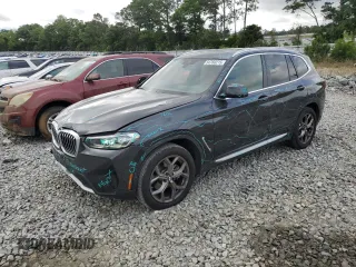2024 BMW X3 sDrive30i z VIN 5UX43DP04R9X08040, wystawiony jako Copart lot #54760215 z przebiegiem 5 458 mil mil oraz Szkoda całkowita • Salvage title. Historia ofert i sprzedaży dostępna na DreamBid. Obrazek 1.