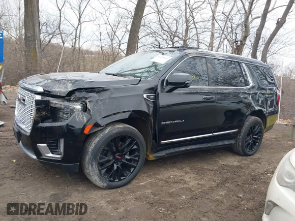 2021 GMC Yukon Denali with VIN 1GKS2DKL2MR474572, listed as a IAAI auction lot 41149462 with 51,888 mi miles. Bid and sale history available at carsss.com. Image 15.