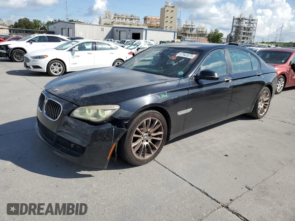 2014 BMW 7 Series ALPINA B7 with VIN WBAYE8C53ED135089, listed as a Copart auction lot 57943575 with 100,096 mi miles and Salvage title. Bid and sale history available at DreamBid. Image 1.