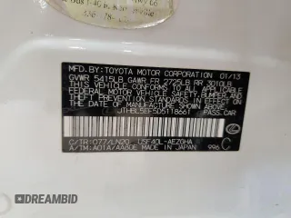 2013 Lexus LS 460 with VIN JTHBL5EF5D5118661, listed as a Copart auction lot 52514565 with Not provided miles and Salvage title. Bid and sale history available at DreamBid. Image 15.