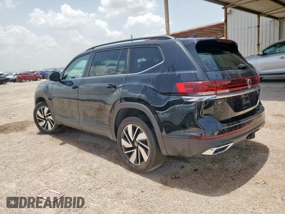 2025 Volkswagen Atlas SE with VIN 1V2WR2CA7SC538954, listed as a Copart auction lot 60905935 with 3,191 mi miles and Clean title. Bid and sale history available at DreamBid. Image 2.