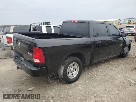 2018 Ram 1500 Express with VIN 1C6RR7KT4JS142264, listed as a Copart auction lot 42101065 with 130,662 mi miles and Salvage title. Bid and sale history available at DreamBid. Image 3.