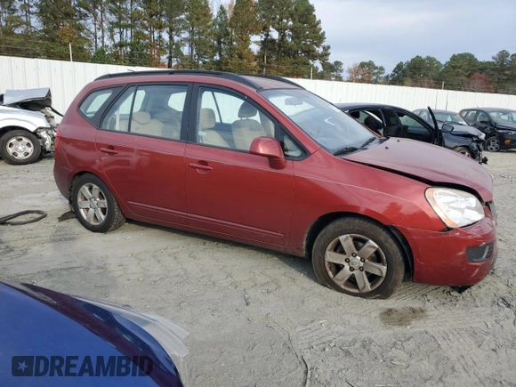 2008 Kia Rondo LX with VIN KNAFG526787195728, listed as a Copart auction lot 78277064 with 117,474 mi miles and Salvage Title. Bid and sale history available at carsss.com. Image 4.