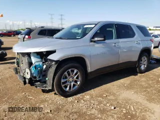 2021 Chevrolet Traverse LS with VIN 1GNERFKW1MJ172898, listed as a Copart auction lot 58162465 with 72,792 mi miles and Salvage title. Bid and sale history available at DreamBid. Image 1.