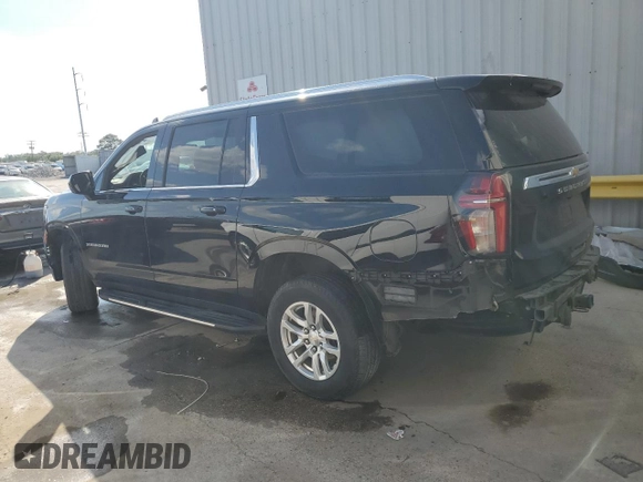 2022 Chevrolet Suburban LS z VIN 1GNSCBKD1NR271963, wystawiony jako Copart lot #52889005 z przebiegiem 106 922 mil mil oraz Szkoda całkowita • Salvage title. Historia ofert i sprzedaży dostępna na DreamBid. Obrazek 2.