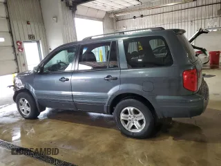 2005 Honda Pilot EX with VIN 5FNYF18455B053400, listed as a Copart auction lot 49530955 with 173,086 mi miles and Salvage Title. Bid and sale history available at DreamBid. Image 2.