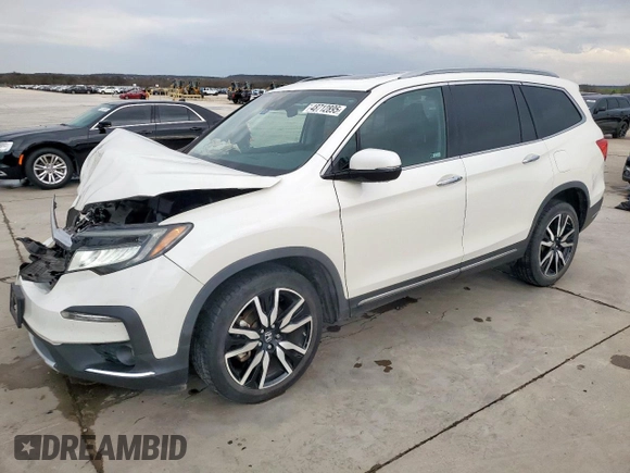2019 Honda Pilot Touring 8-Passenger with VIN 5FNYF5H9XKB032783, listed as a Copart auction lot 48712895 with 116,349 mi miles and Clean title. Bid and sale history available at DreamBid. Image 1.