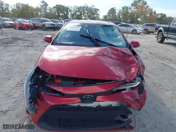 2020 Toyota Corolla LE with VIN JTDEPRAEXLJ108964, listed as a IAAI auction lot 41034199 with 135,483 mi miles. Bid and sale history available at carsss.com. Image 12.