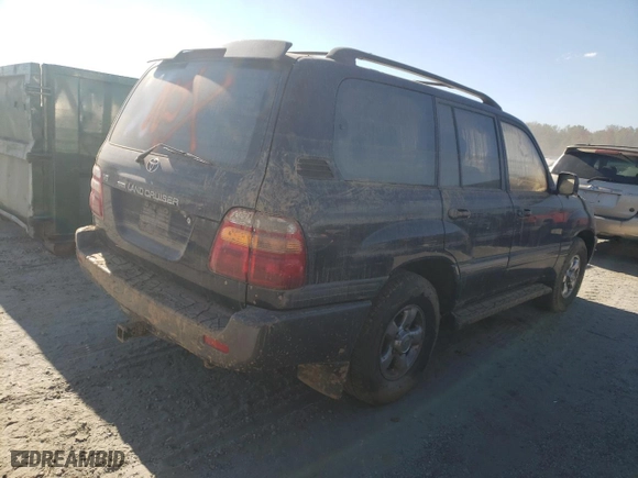 2002 Toyota Land Cruiser with VIN JTEHT05J122021423, listed as a Copart auction lot 75127634 with 0 mi miles and Non Repairable. Bid and sale history available at carsss.com. Image 3.