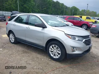 2018 Chevrolet Equinox LS with VIN 2GNAXHEV4J6196902, listed as a IAAI auction lot 42098323 with 22,942 mi miles and . Bid and sale history available at DreamBid. Image 1.