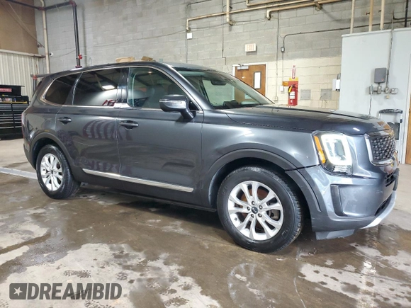 2020 Kia Telluride LX with VIN 5XYP2DHC7LG070687, listed as a Copart auction lot 55473535 with 42,571 mi miles and Clean title. Bid and sale history available at DreamBid. Image 4.