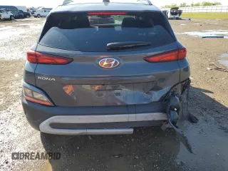 2023 Hyundai Kona SEL with VIN KM8K62AB5PU982920, listed as a Copart auction lot 50198635 with 14,550 mi miles and Salvage Title. Bid and sale history available at DreamBid. Image 6.