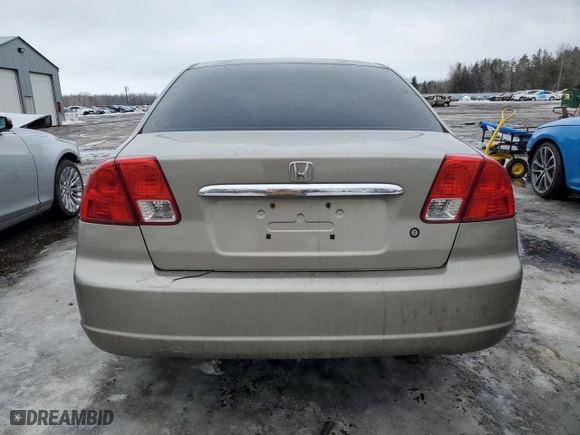 2003 Honda Civic LX with VIN 2HGES16683H923295, listed as a Copart auction lot 47406275 with 154,327 mi miles and Clean Title. Bid and sale history available at carsss.com. Image 6.