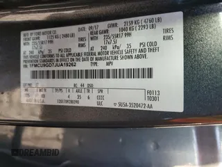 2018 Ford Escape SE z VIN 1FMCU9GD7JUA19262, wystawiony jako Copart lot #84627944 z przebiegiem 89 993 mil mil oraz Szkoda całkowita • Salvage title. Historia ofert i sprzedaży dostępna na DreamBid. Obrazek 14.