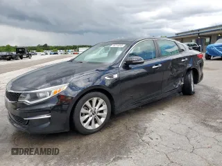 2016 Kia Optima LX z VIN 5XXGT4L36GG035749, wystawiony jako Copart lot #56310045 z przebiegiem 144 125 mil mil oraz Szkoda całkowita • Salvage title. Historia ofert i sprzedaży dostępna na DreamBid. Obrazek 1.
