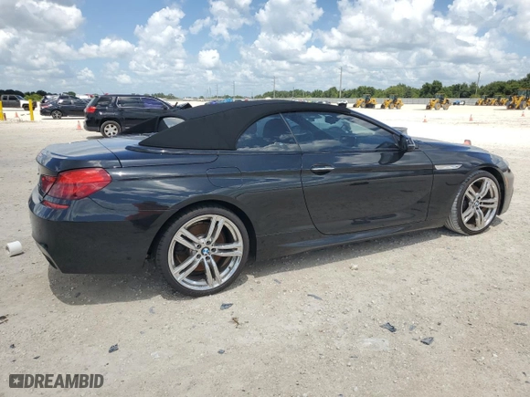 2018 BMW 6 Series 650i with VIN WBA6F5C5XJD997058, listed as a Copart auction lot 70083514 with 0 mi miles and Salvage Title. Bid and sale history available at carsss.com. Image 3.