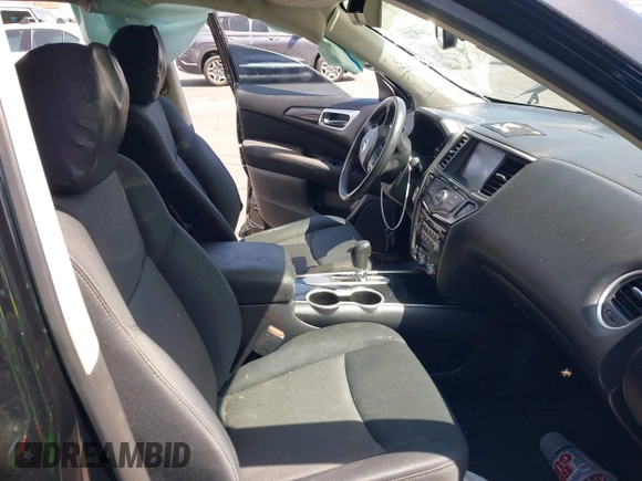 2017 Nissan Pathfinder S with VIN 5N1DR2MN1HC676522, listed as a IAAI auction lot 41949360 with 95,347 mi miles and . Bid and sale history available at DreamBid. Image 5.