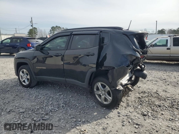 2023 Jeep Compass Latitude z VIN 3C4NJDBN4PT544548, wystawiony jako Copart lot #47981135 z przebiegiem 21 335 mil mil oraz Szkoda całkowita • Salvage title. Historia ofert i sprzedaży dostępna na DreamBid. Obrazek 2.