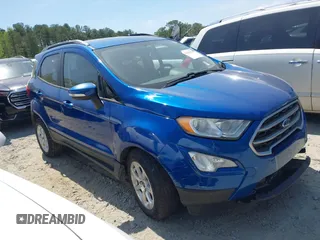2020 Ford EcoSport SE z VIN MAJ3S2GE9LC311360, wystawiony jako IAAI lot #42031058 z przebiegiem 46 365 mil mil oraz . Historia ofert i sprzedaży dostępna na DreamBid. Obrazek 1.